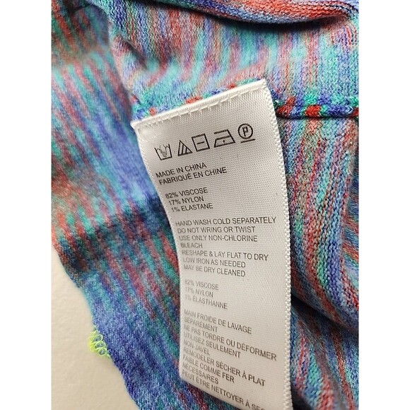 Urban Outfitters Women's Multi Colored Blue Crop-top Womens Size S - Picture 6 of 7